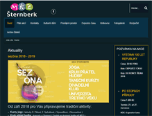 Tablet Screenshot of mkzsternberk.cz